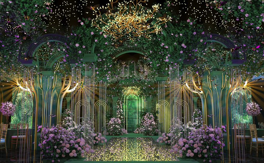 高密奇妙森林婚礼堂效果展示